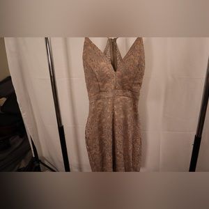 Windsor backless lace dress